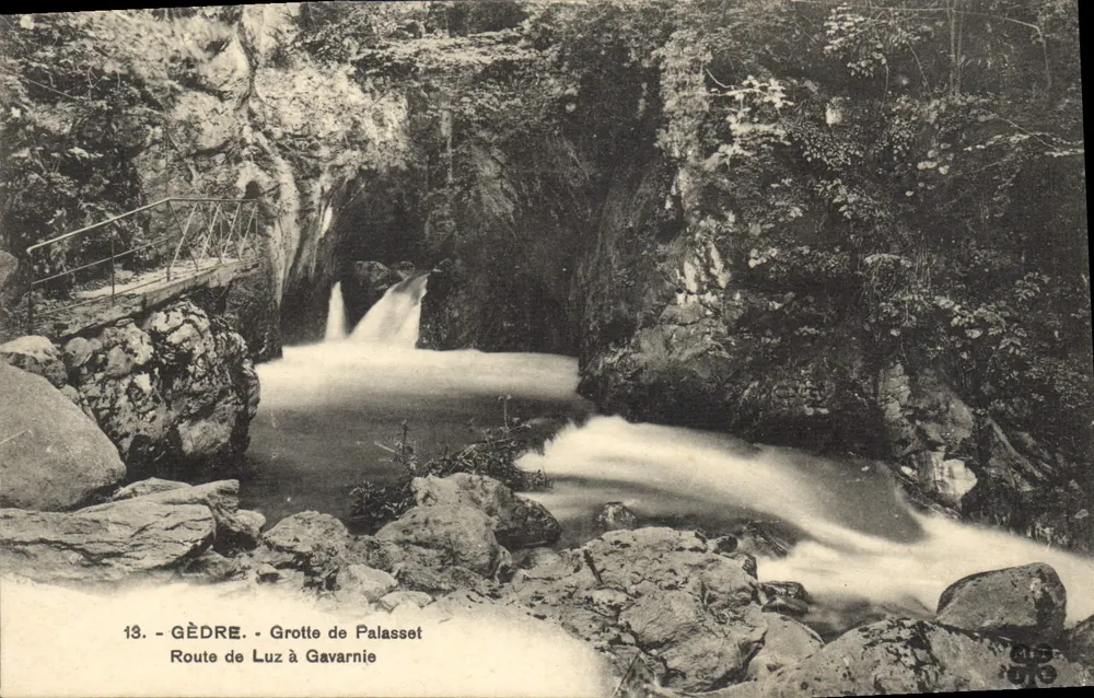 Grotte Palasset — Route von Luz nach Gavarnie — Gèdre, Nr. 13 - Vorderseite