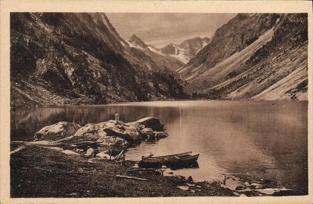 Cauterets — Jezioro Gaube — CH des Arts Photomecaniques, Strasbourg - Awers