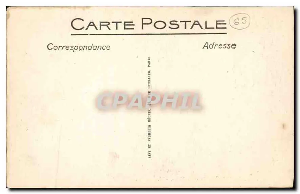 Gavarnie - O Ponte de Neve - L.L. - n°84 - Verso