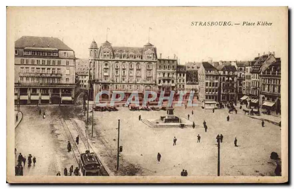 Estrasburgo — Praça Kléber — editor Gustave-Doré - Frente