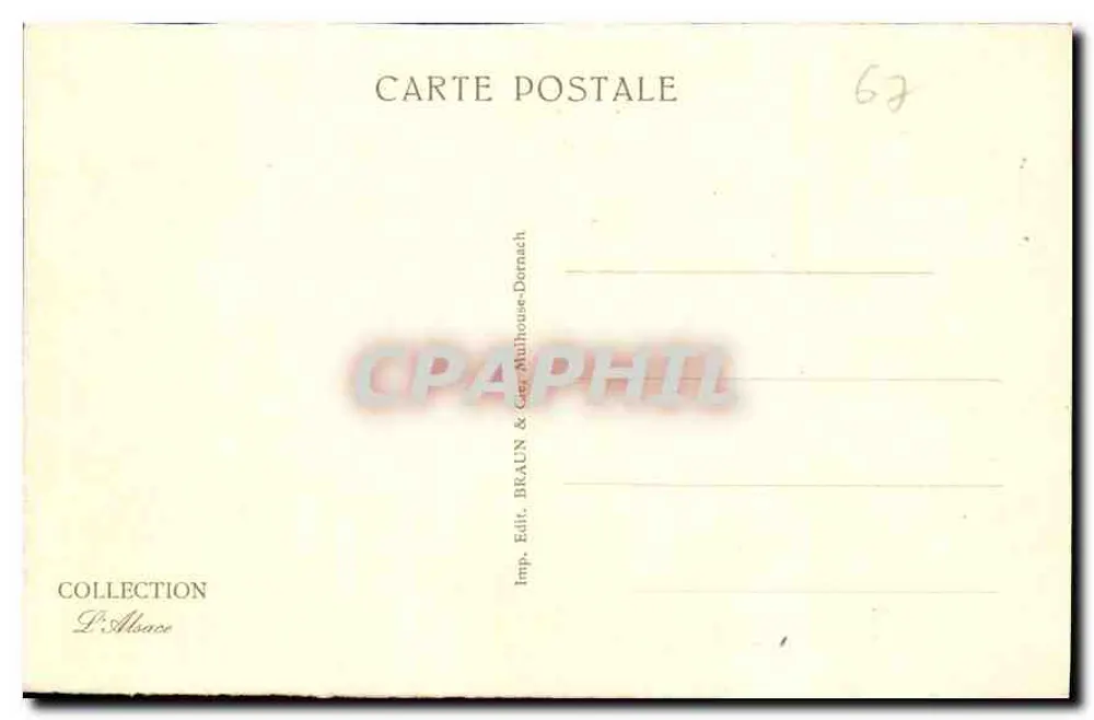 Strasbourg — Die Kathedrale und alte Häuser — M. Netter - Rückseite