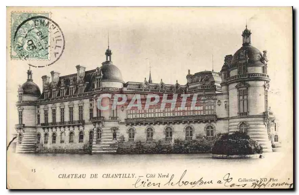 Kasteel van Chantilly — Noordzijde — Collectie ND Phot - Voorkant