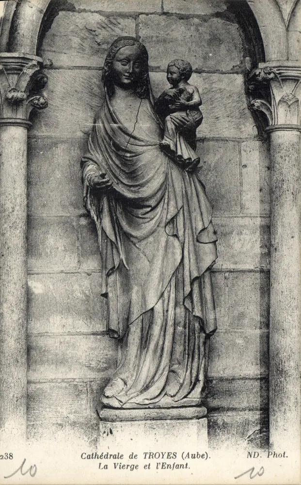 Kathedrale von TROYES (Aube) — Die Jungfrau und das Kind — ND. Phot. - Vorderseite
