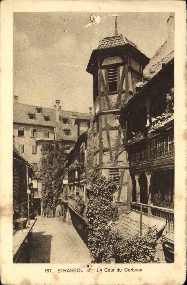 Estrasburgo — A Cour do Corvo — Compagnie Alsacienne des Arts Décoratifs, n° 167 - Frente