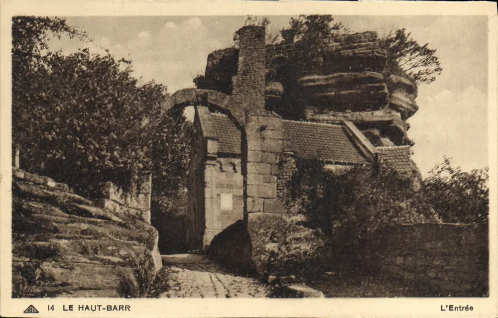 Le Haut-Barr — Wejście — C.I. des Arts, Saverne - Awers