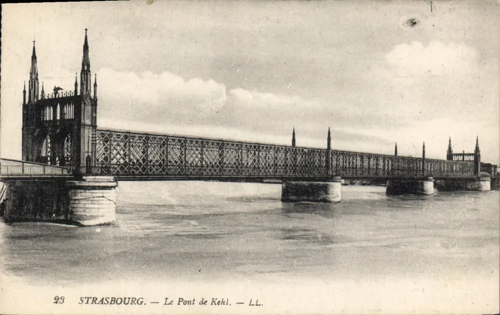 Straasburg — De Brug van Kehl — LL, n°29 - Voorkant