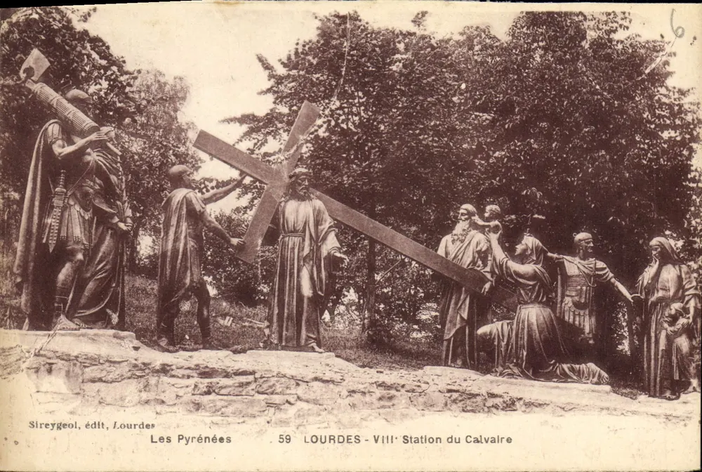 Estação do Calvário — Lourdes — Sireygeol, editor, n°59 - Frente