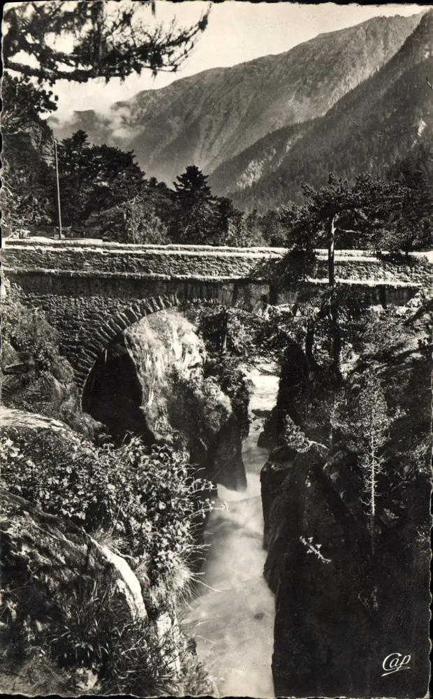 Cauterets — O Ponte da Espanha — C.A.P. (53) Réal-Photo - Frente