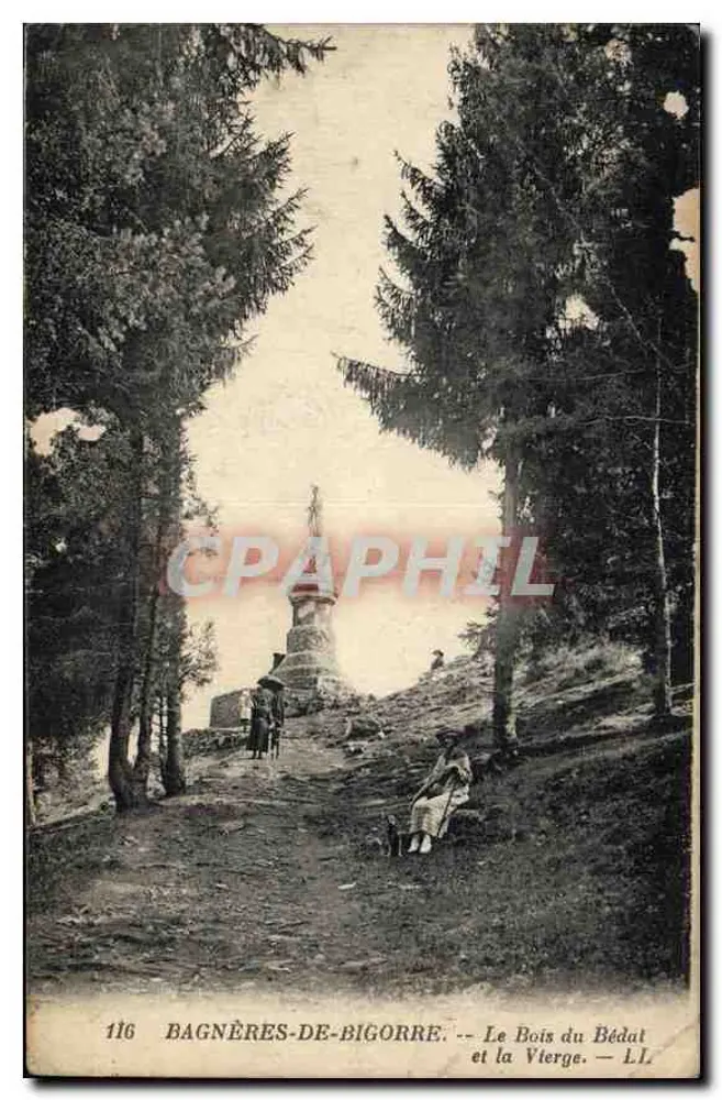 Bagnères-de-Bigorre — Ansicht des Bois du Bédat und der Jungfrau — LL - Vorderseite
