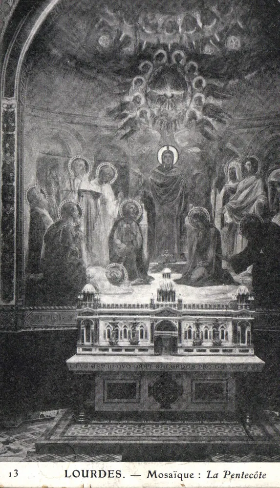 LOURDES — Mosaïek : De Pentecostes — Uitgever : L'École des Loisirs, n° 13 - Voorkant
