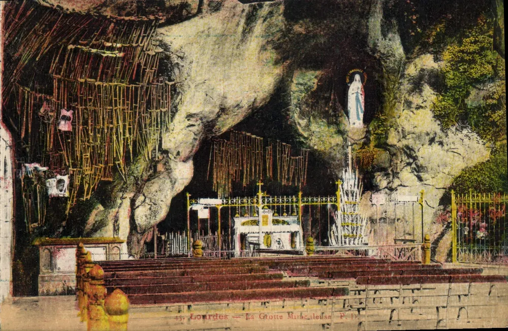 Lourdes — A Grotta Milagrosa — P. Drécy - Frente