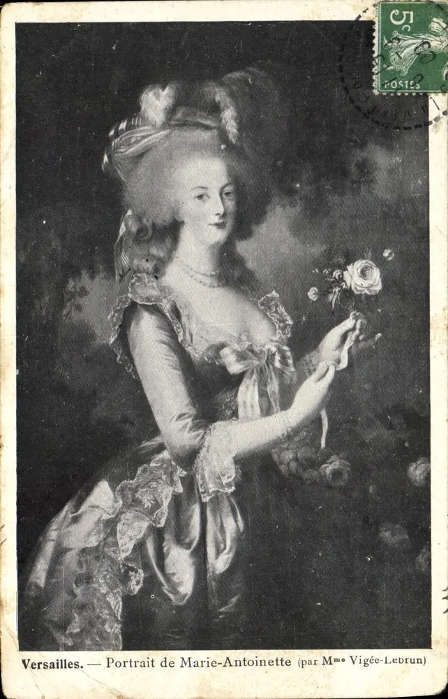 Versailles — Portrait von Marie-Antoinette (von Mme Vigée-Lebrun) - Vorderseite