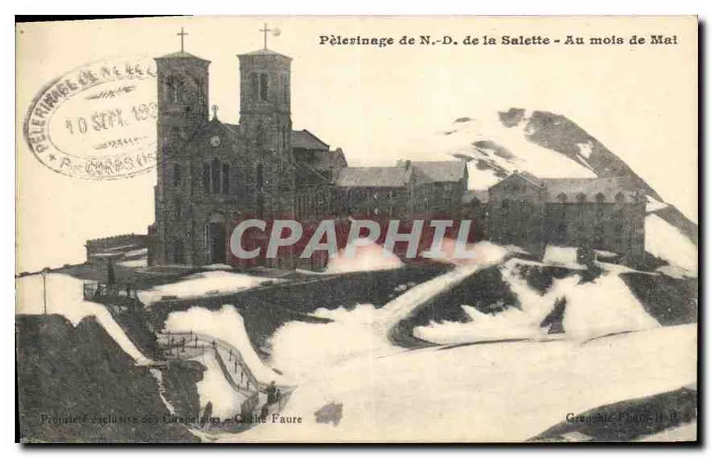 Pilgerreise zu Notre-Dame von La Salette — Im Mai — Château Faure - Vorderseite
