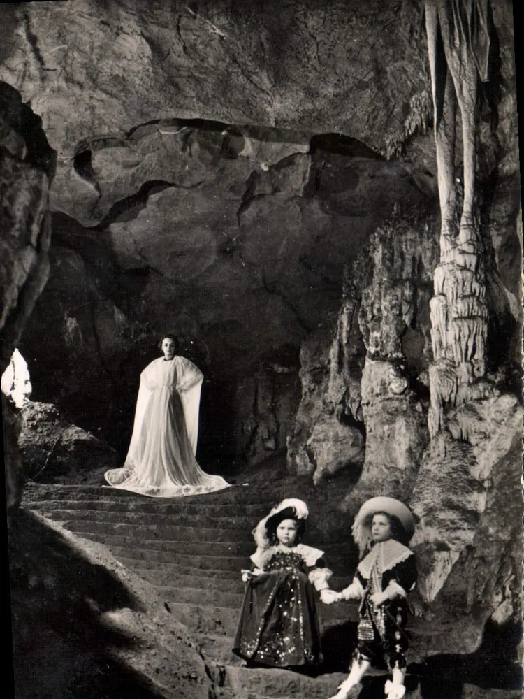 Grottes de Betharram — Der Chaos — Theaterdekoration — Sammlung der Grottes de Betharram - Vorderseite