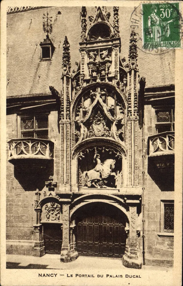 Nancy — O Portal do Palácio Ducal — Editor não visível - Frente