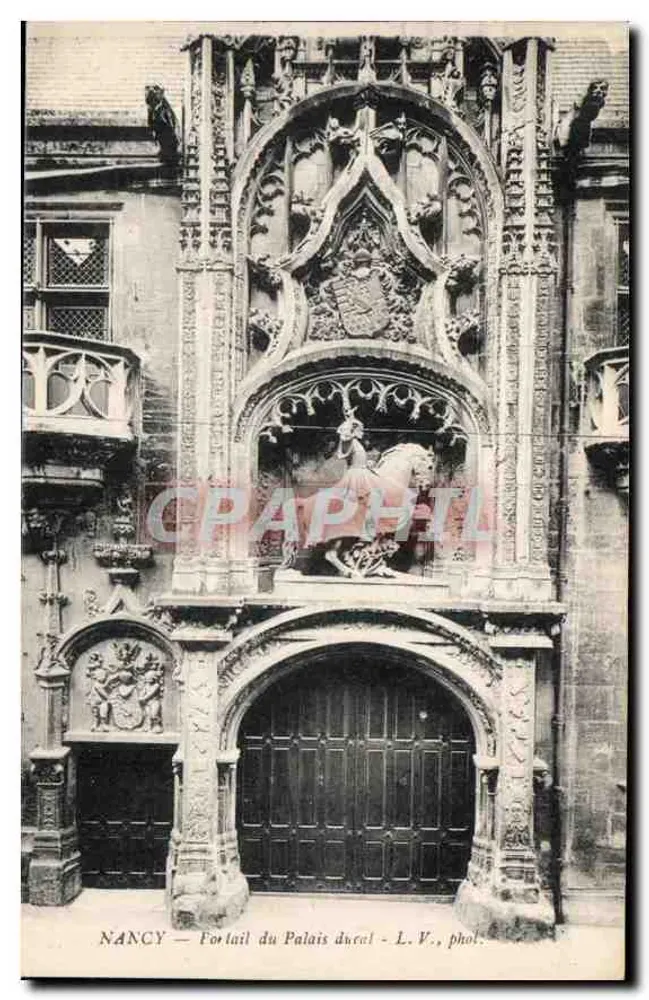 NANCY — Poort van het Ducal Paleis — L. V., fot. - Voorkant