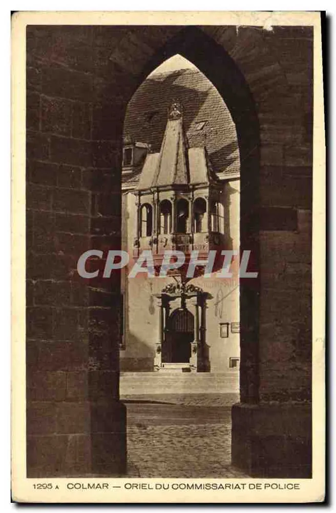 Colmar — Oriel der Polizeikommission — Braun & Cie, Dornach - Vorderseite