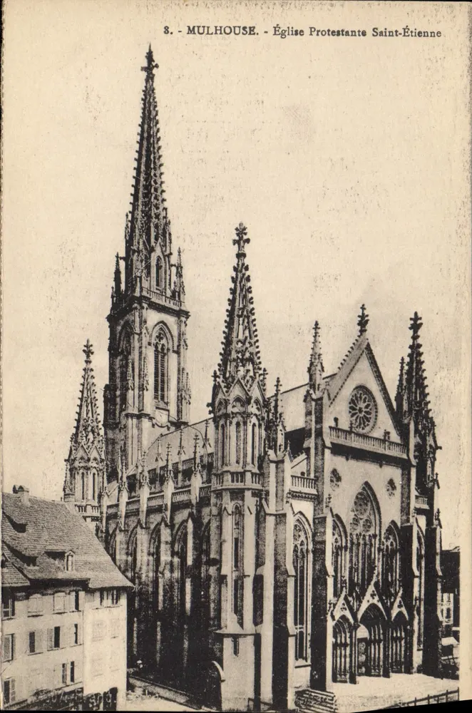 Mulhouse - Iglesia Protestante de San Etienne — Editor: Orpore - Anverso