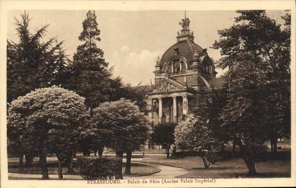 Straßburg - Palais du Rhin (Ancien Palais Impérial) — Verlag Félix Luth, Straßburg - Vorderseite