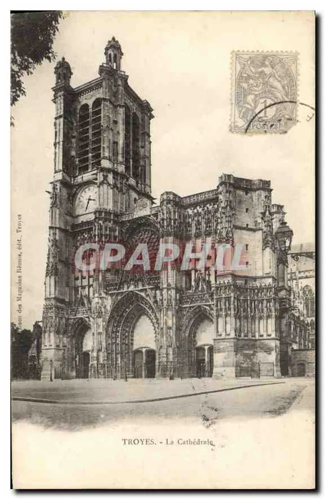 Troyes - A Catedral — editoras Marquises Bénun, Troyes - Frente