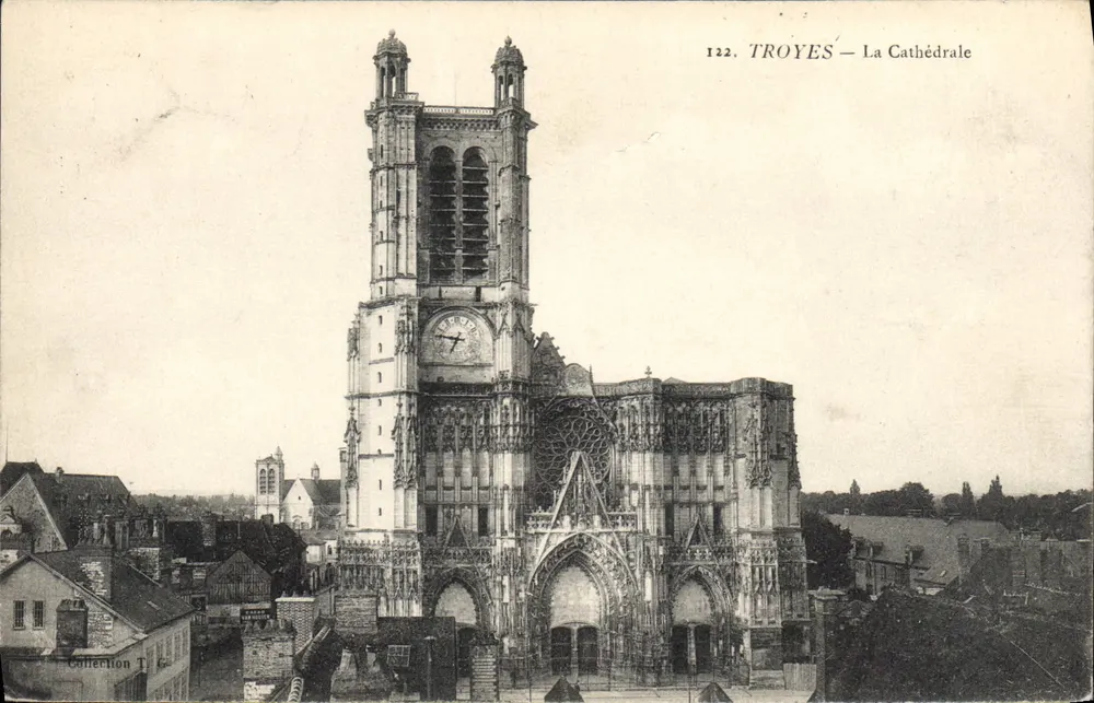 Troyes — A Catedral — Coleção I, n°122 - Frente