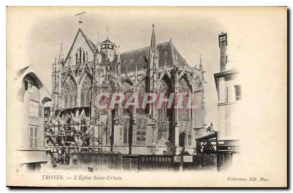 Troyes — De Sint-Urbainkerk — Collecties ND. Fot. - Voorkant