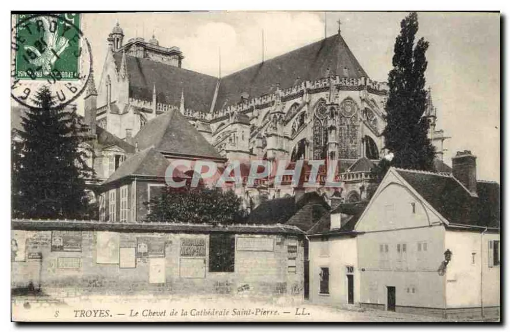 Troyes — Der Chor der Kathedrale Saint-Pierre — LL. - Vorderseite