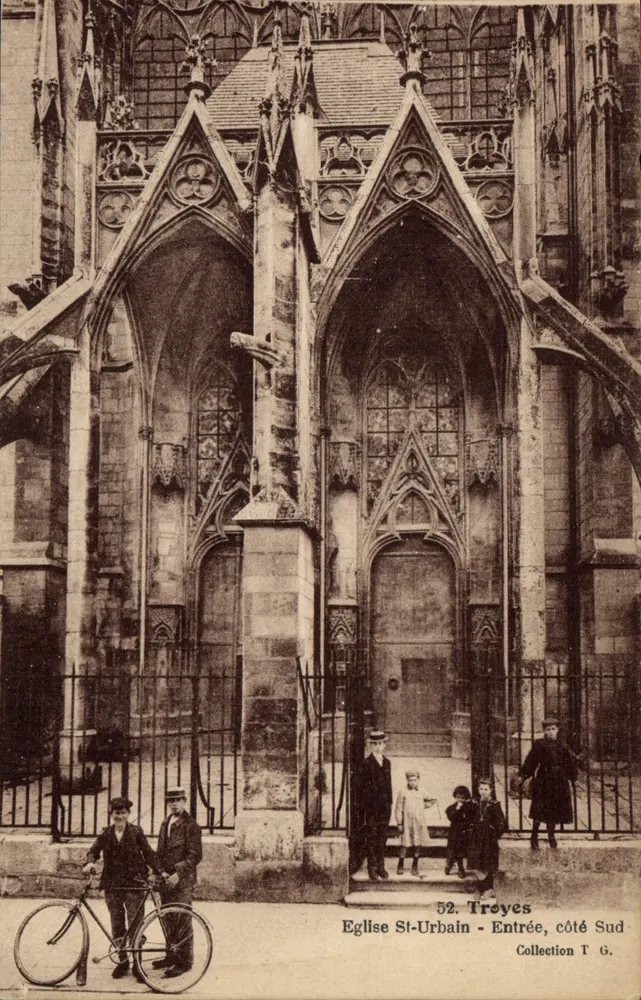 Kirche Saint-Urbain - Eingang, Südseite - Troyes - Vorderseite