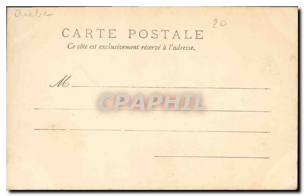 Nogent-sur-Seine — A Alameda do Canal Terray — Imp. Lib. J. Doizelet - Verso