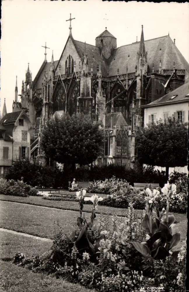 Die Storch — Kirche Saint-Urbain IV und Gartens des Präfekten — Edition La Cigogne - Vorderseite