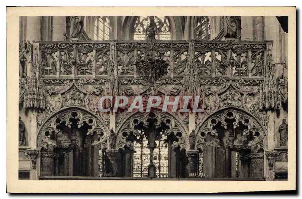 Troyes (Aube) — Der Jubé der Madeleine — Von Jean Gaide gebaut (1508-1517) - Vorderseite