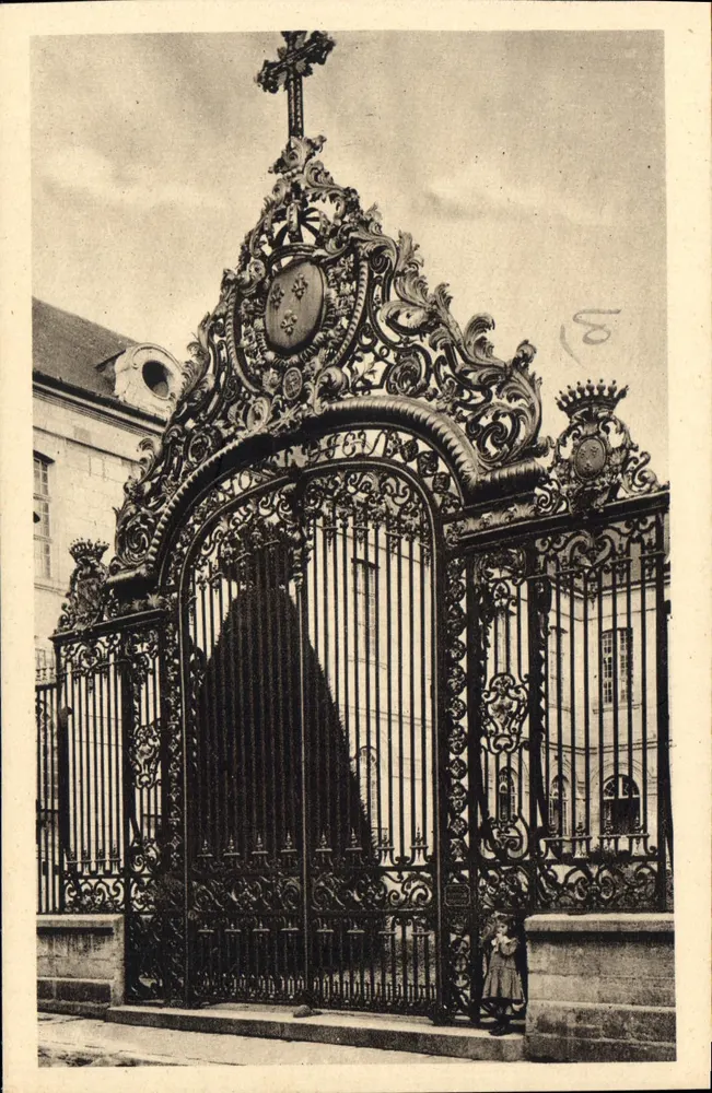 Gitter des Krankenhauses — Troyes (Aube) — Ch. Granddider, Verlag - Vorderseite