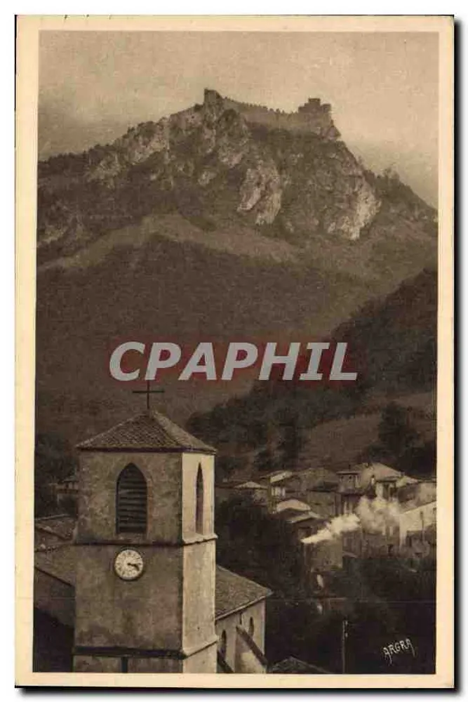 Lapradelle-Puilaurens — Ruinen des Schlosses Puilaurens, südlich der Pyrenäen — ARGRA - Vorderseite