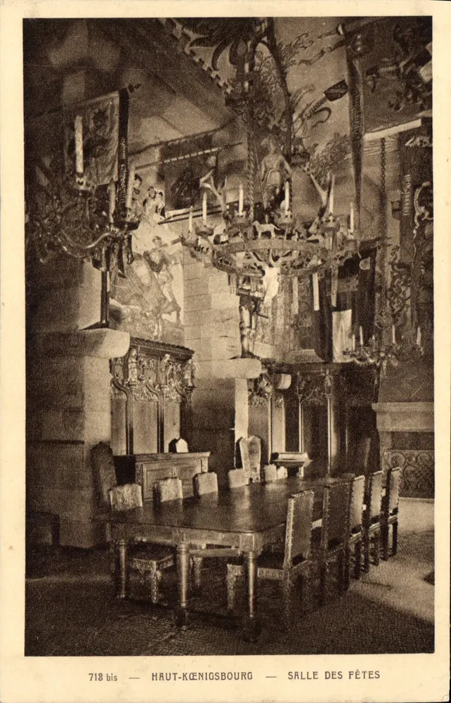 Haut-Königsbourg — Festsaal — Sonderausgabe des Schlosses - Vorderseite
