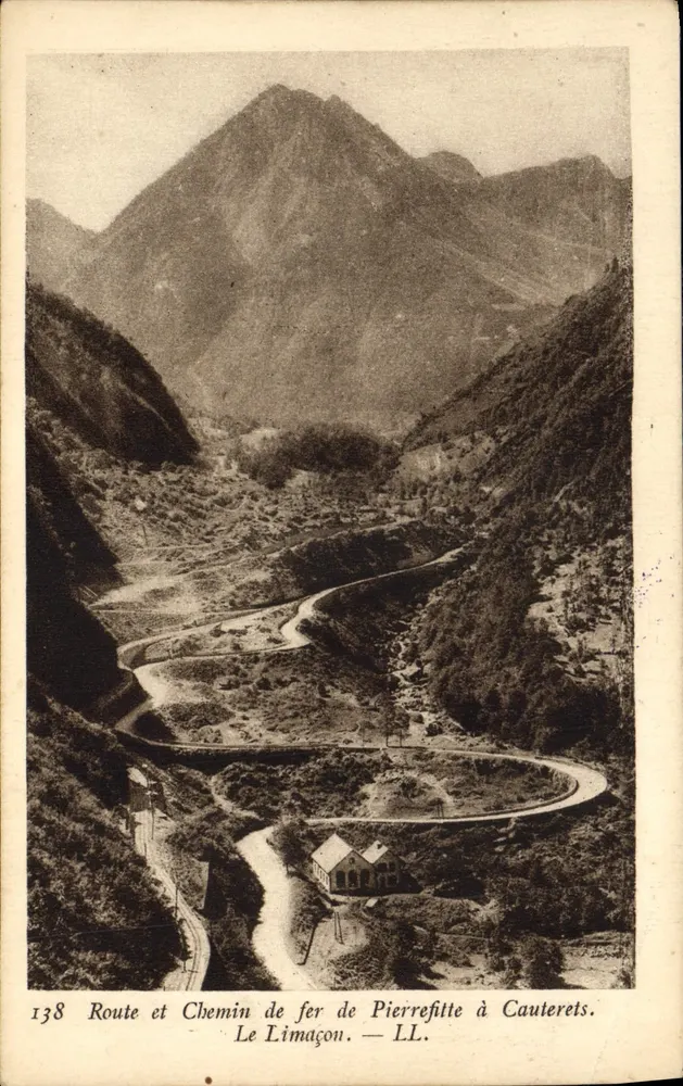 Rodovia e Ferrovia de Pierrefitte a Cauterets — Le Limagon — LL — n°138 - Frente