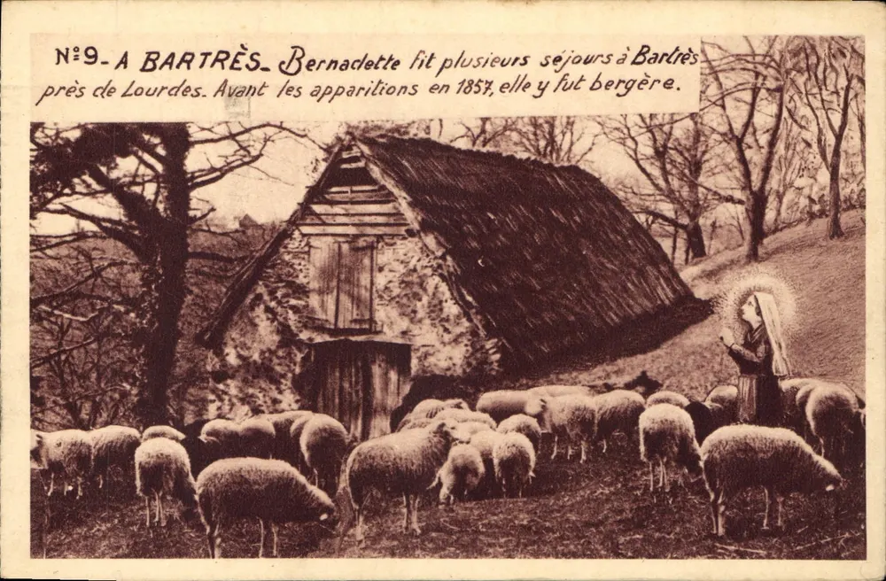 Bartrès — Bernadette war Schäferin vor den Erscheinungen — Verlag: Ed. P. Daoust - Vorderseite