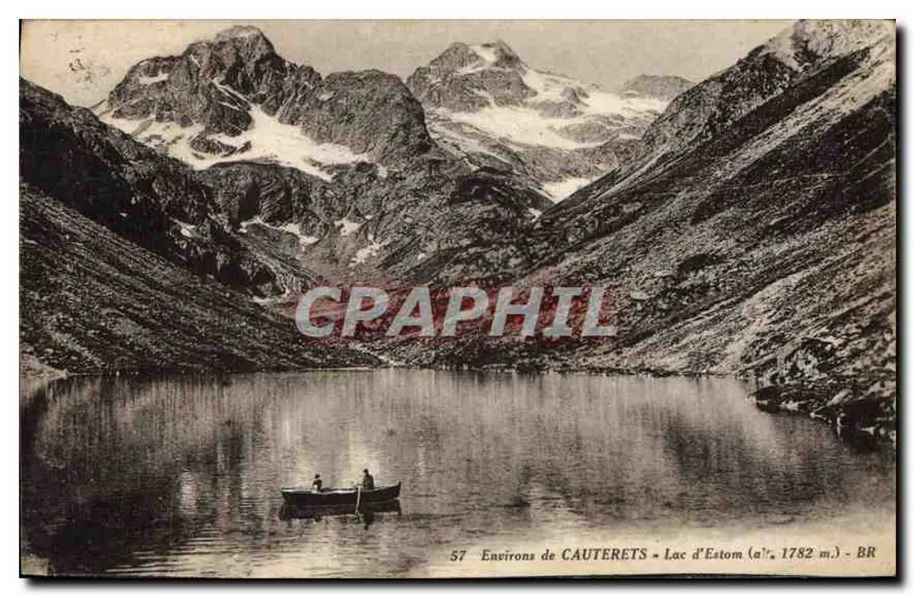 Environs de CAUTERETS - Lac d'Estom (à l'air 1782 m.) - BR - Frente