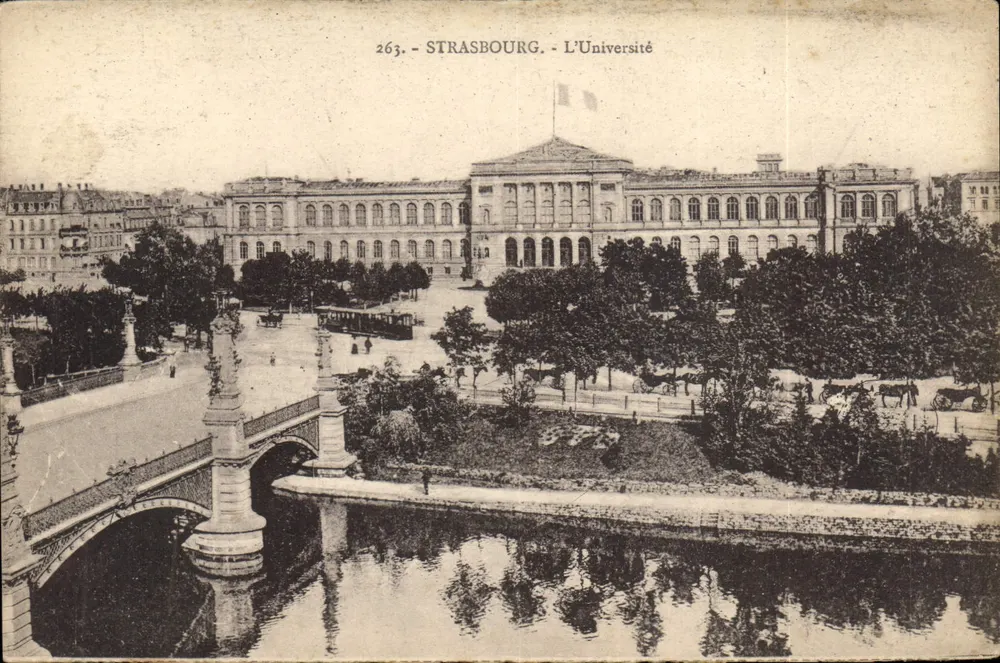 Estrasburgo - A Universidade — editor MARAUS, n° 263 - Frente