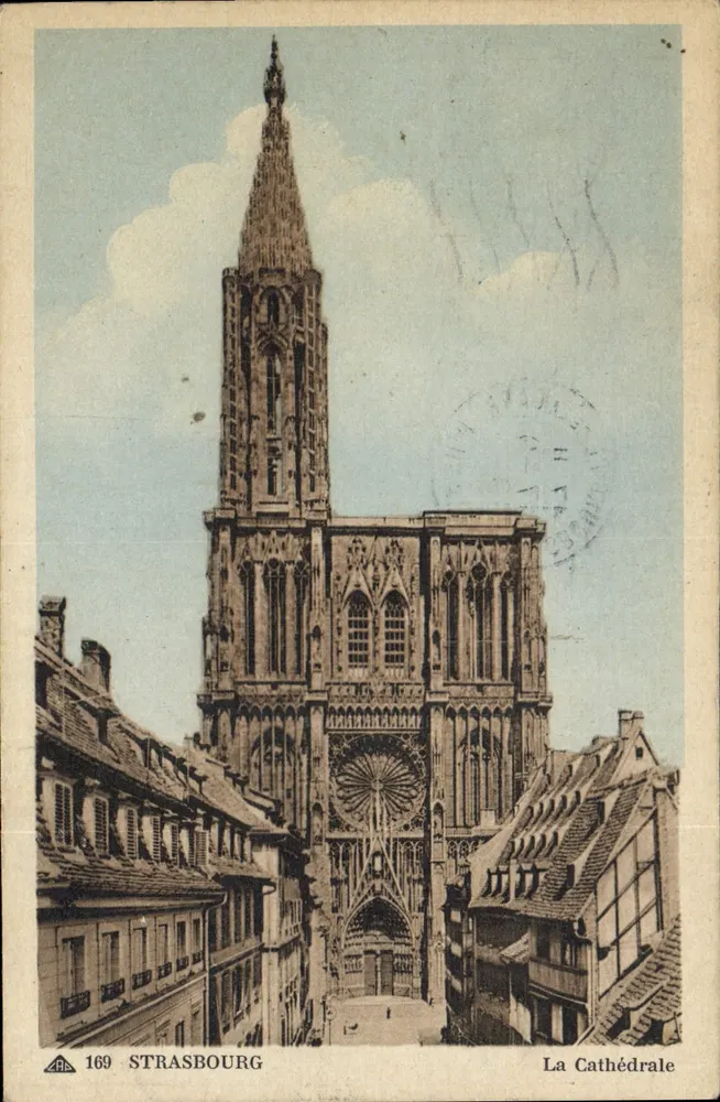 Estrasburgo — A Catedral — C' DES ARTS PHOTOGRAPHIQUES PARIS-STRASBOURG n°169 - Frente