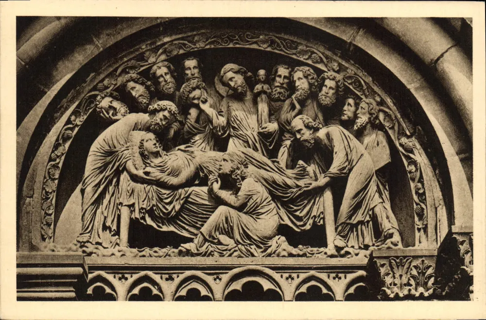 Kathedrale von Straßburg — Der Tod der Jungfrau — Verleger Felix Laub, Straßburg - Vorderseite