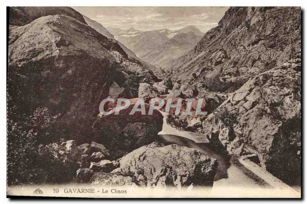 Gavarnie - Le Chaos — vista do cânion — editor Alain des Arts Pyrénéens, n°19 - Frente