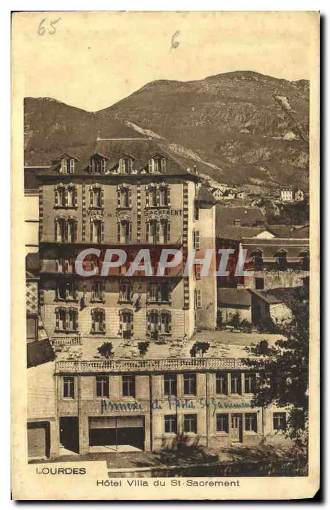 Lourdes — Hotel Villa do Santo Sacramento — editor R. C. Lourdes 148 - Frente