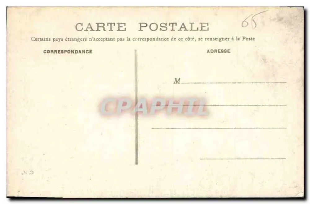 Lourdes - Der Calvary — Ansicht des Calvary mit Statuen und Treppen — Verlag M.D. n°9 - Rückseite