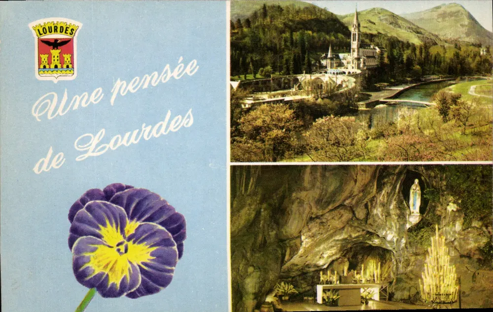 Lourdes — Uma pensão de Lourdes — Edição A. Doucet - Frente
