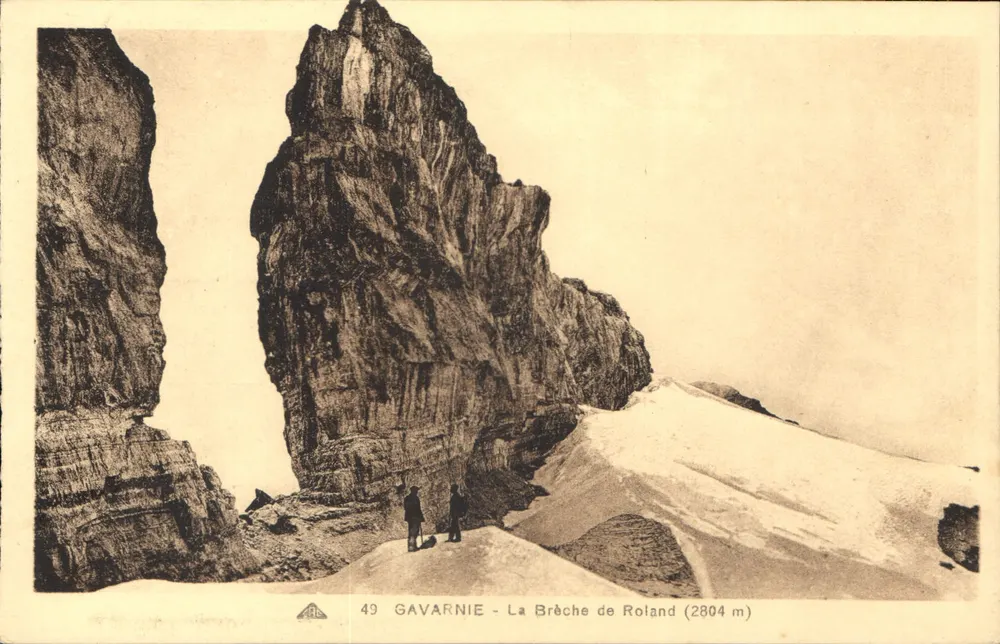 Gavarnie - A Fenda de Roland (2804 m) — editor Gavarnie, n° 49 - Frente
