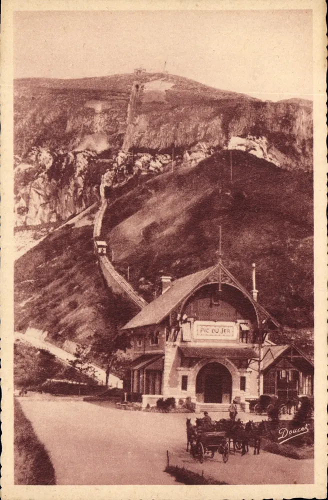 Pic du Jer — Estação do Pic du Jer — Edição P. Doucet - Frente