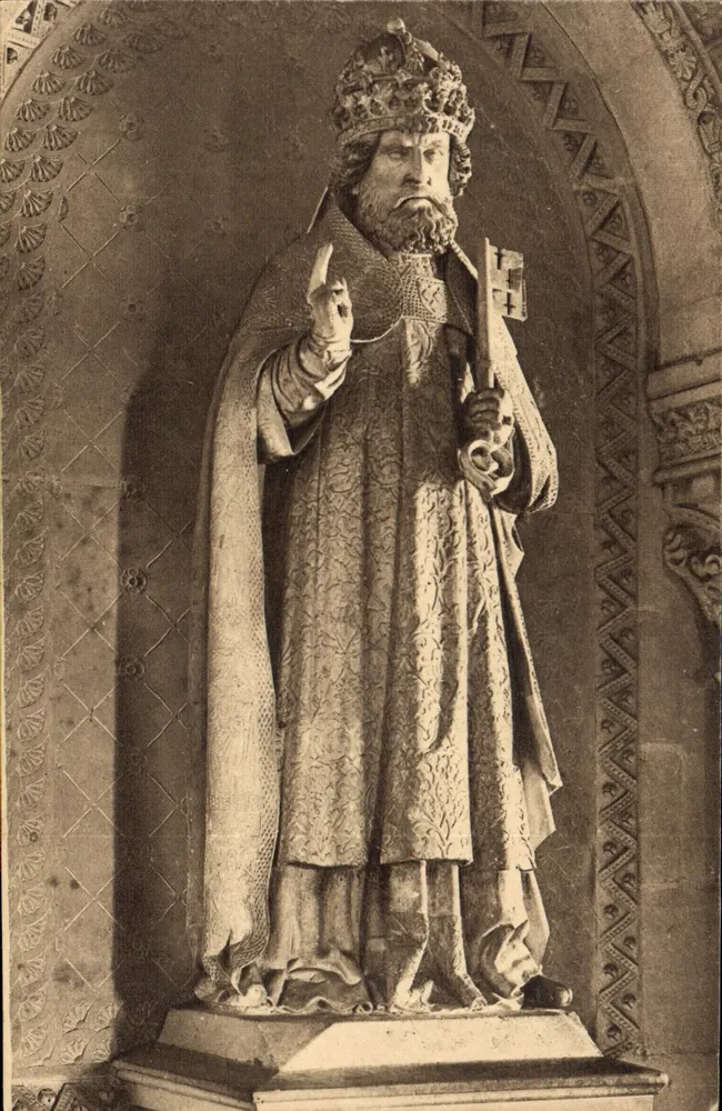 Igreja Abbatial de SOLESMES — São Pedro (século XV) — J. Malico, fot., Sable - Frente