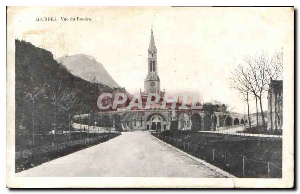 Lourdes — Vista do Rosário — editor não identificado, número de série não visível - Frente