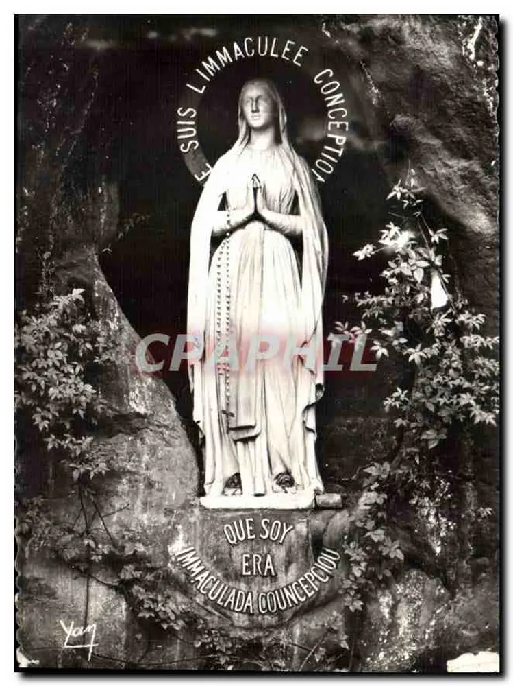 A Virgem da Gruta — Lourdes — Edição Quinault - Frente
