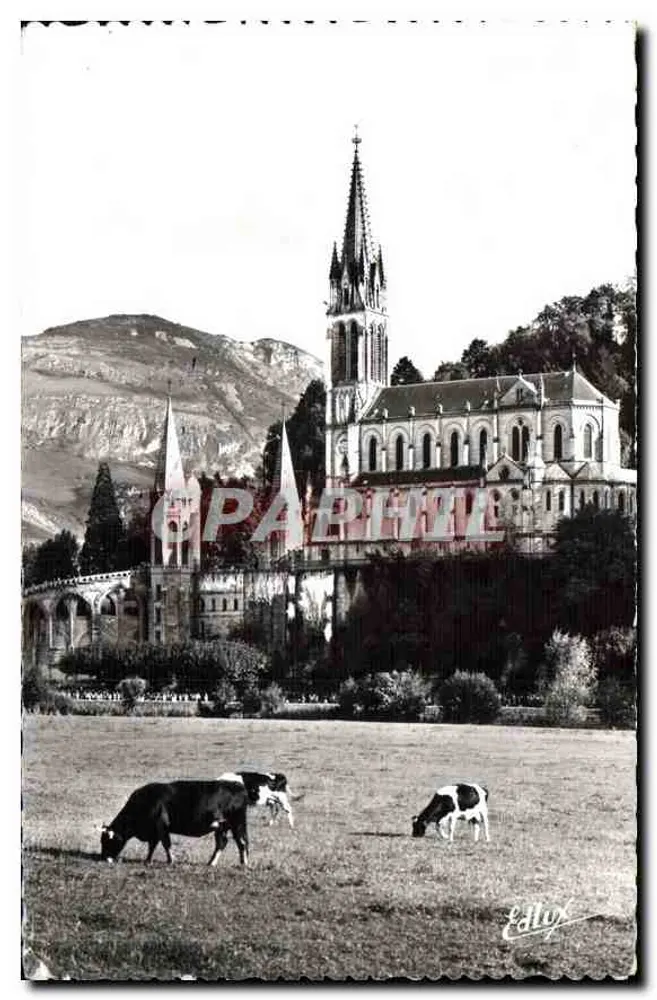 A Basílica e o Pic du Jer — Lourdes — Éditox - Frente